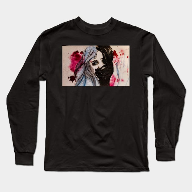 Fear Long Sleeve T-Shirt by teenamarie23art